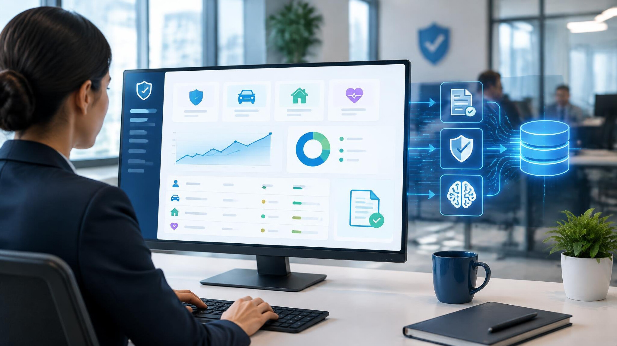 insurance software dashboard