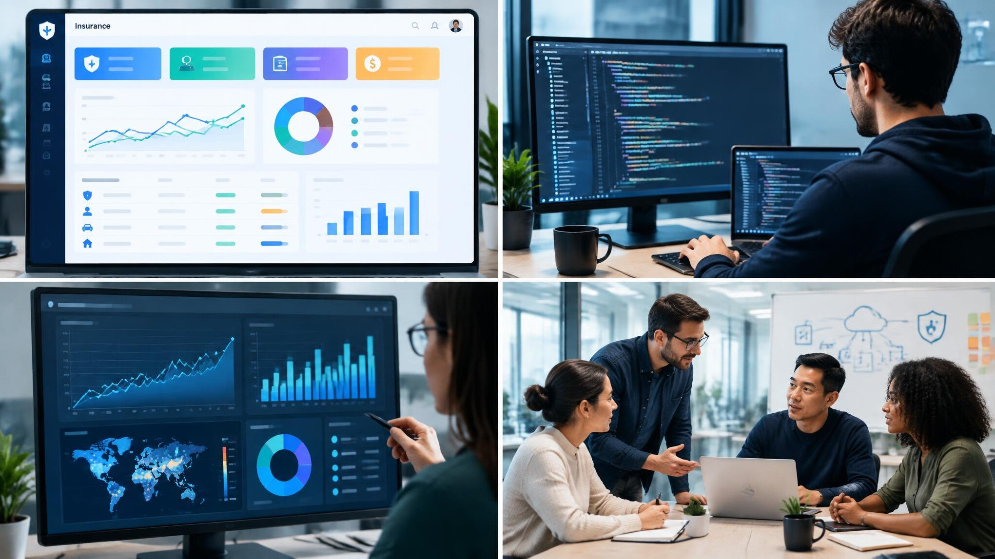insurance software dashboard