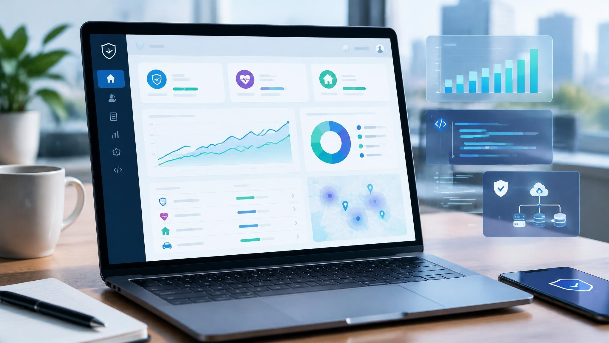 insurance software interface